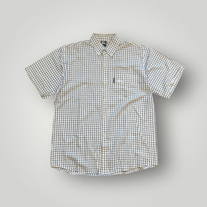 Stüssy Late 90's Plaid Check Short Sleeve Shirt XL