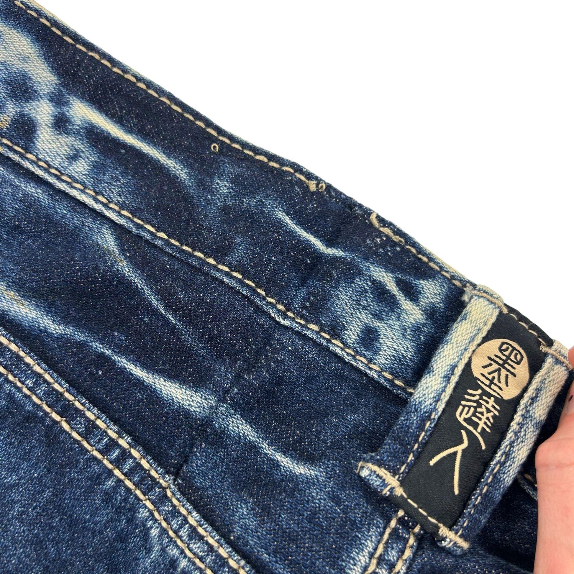 Vintage Dragon Big Train Japanese Denim Trousers Size W37 - Known Source