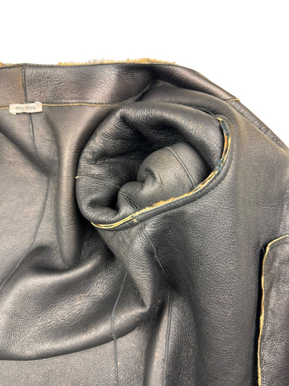 Miu Miu Automne 2010 shearling leopard jacket