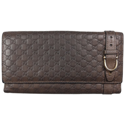 Vintage Gucci Embossed Monogram Leather Purse