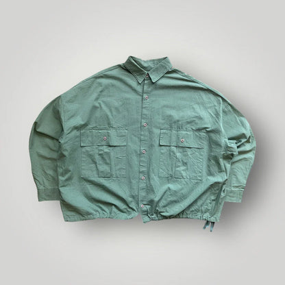 Farmers Market by Anglan Ballon Style Cinched Over-shirt XL