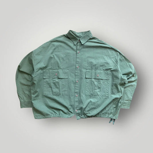 Farmers Market by Anglan Ballon Style Cinched Over-shirt XL