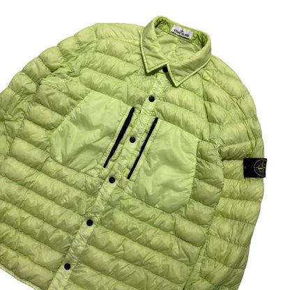 Stone Island Garment Dyed Down Overshirt