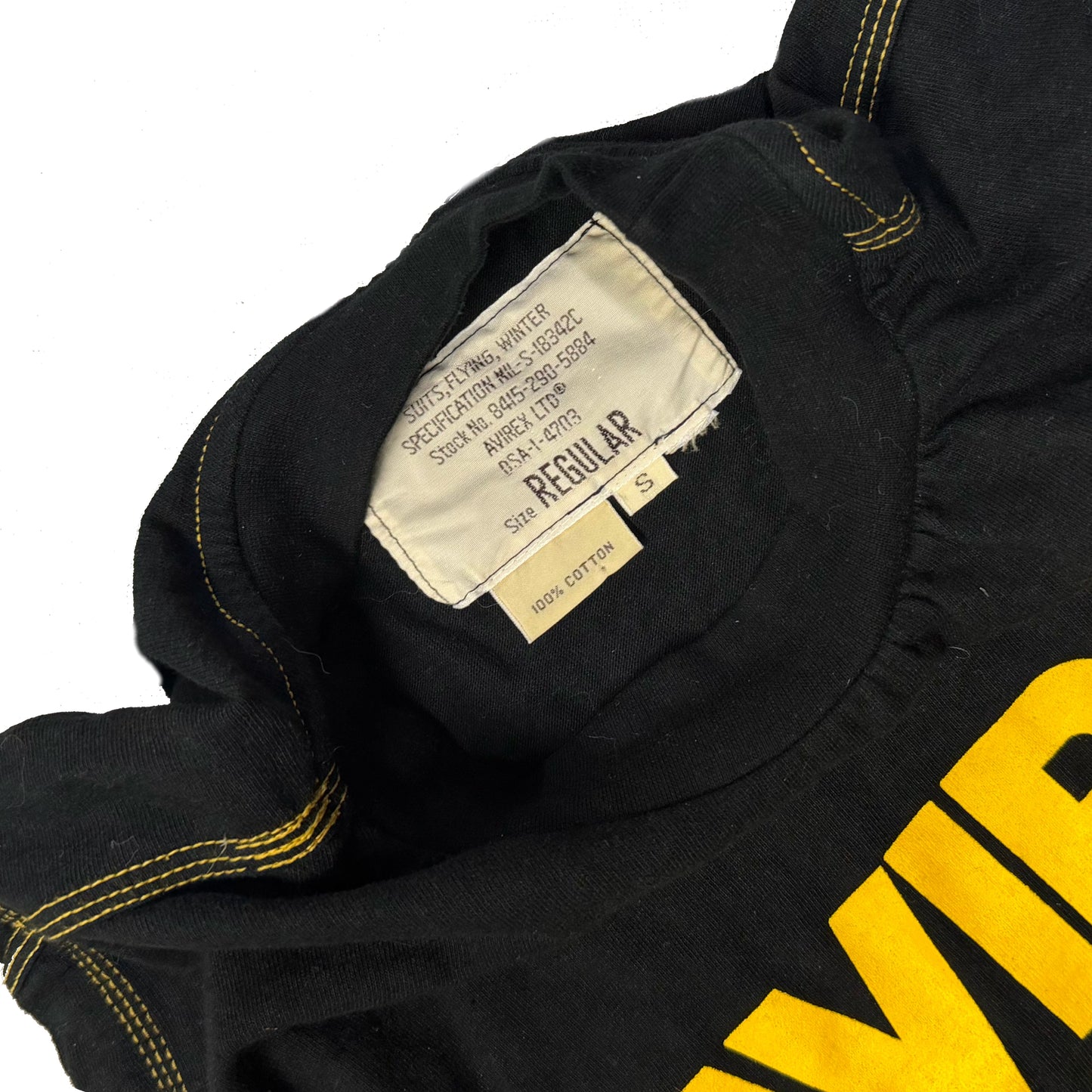 Avirex Navy Vest In Black (S)