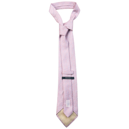 Vintage 2000s Gucci Monogram Silk Tie | O/S, Grey