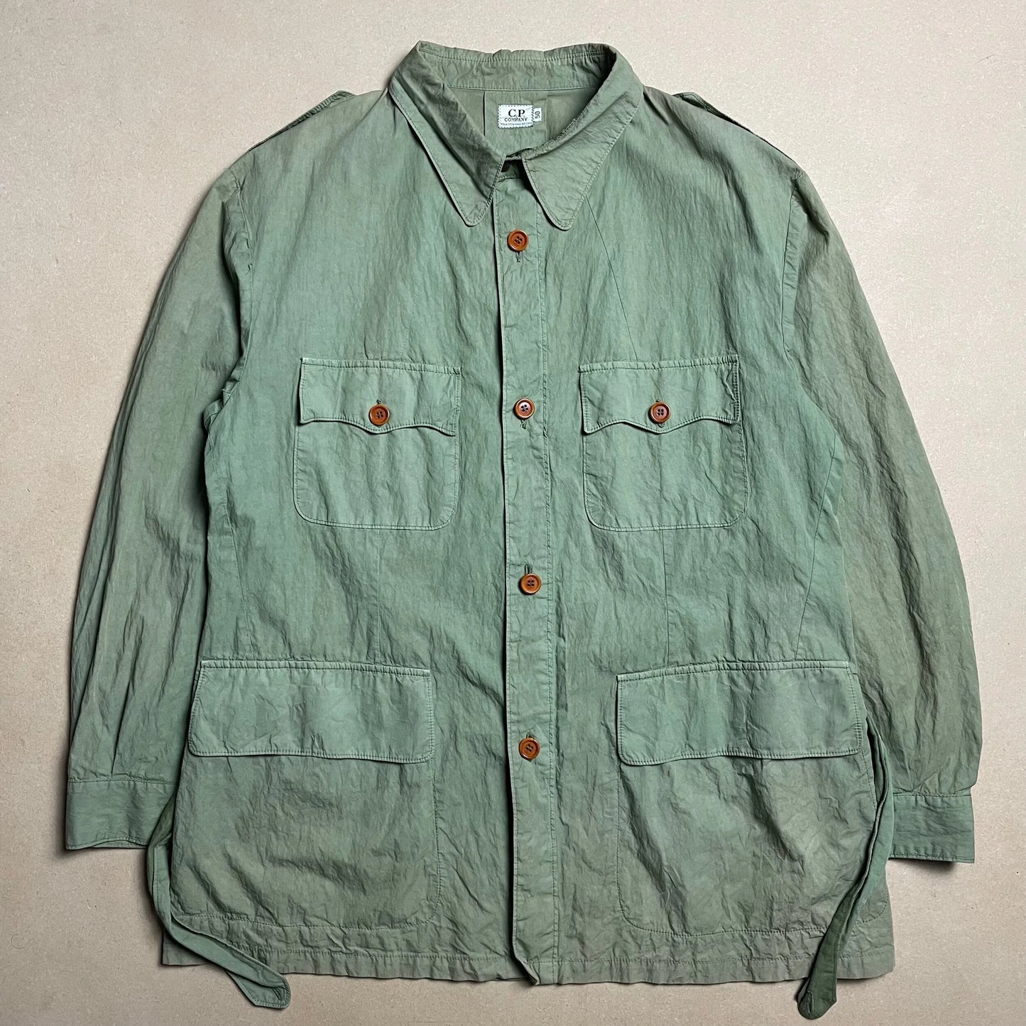S/S 1990 C.P. COMPANY Ideas From Massimo Osti Sage Green Japan Exclusive Sahara Jacket
