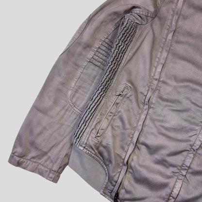 Puma x Neil Barrett 96 Hours Dusty Purple Cotton Moto Jacket - S/M