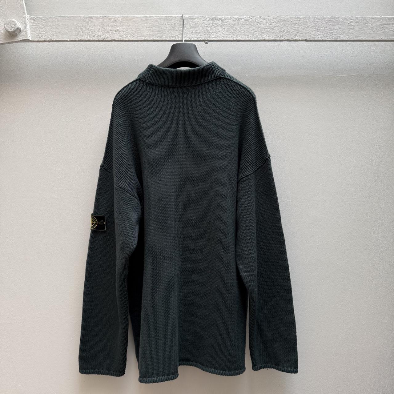 1996 Stone Island Knit Jumper (XXL) | XXL, Dark Teal