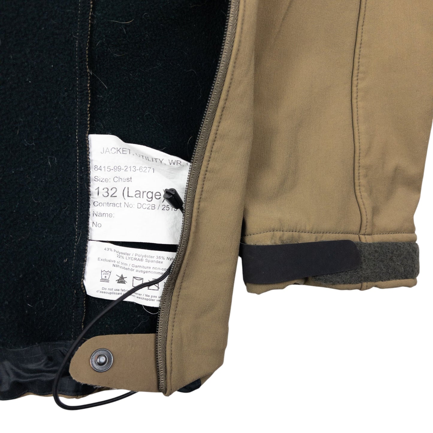 Vintage 2000s Arcteryx LEAF Vertx Fleece Lined Jacket Size L