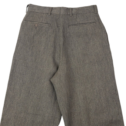 Vintage 90s Yohji Yamamoto D'Urban A.A.R Wool Jacket & Trousers Suit Set Size S | Small, Grey