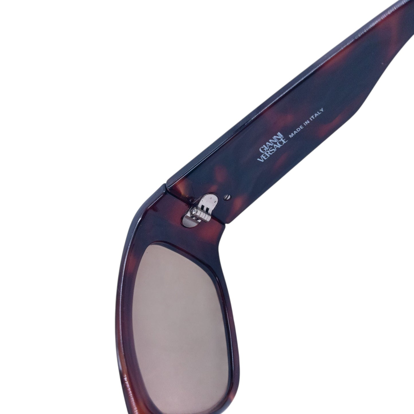 Vintage 90s Gianni Versace Tortoise Shell Sunglasses | O/S, Brown