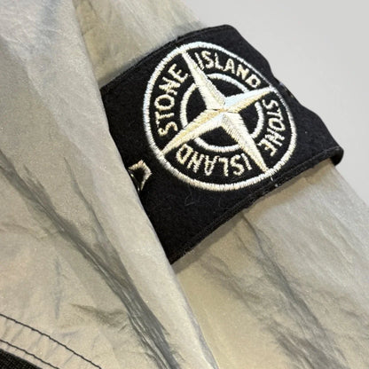 Stone Island SS/17 Black Garment Dyed Plated Reflective Mussola Gommata Jacket XXL