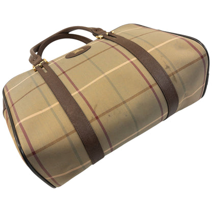 Vintage 90s Burberry Checkered Handbag | O/S, Red