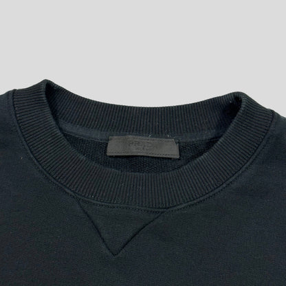 Prada Milano 2018 Race Logo Rubberised Seam Crewneck - S/M