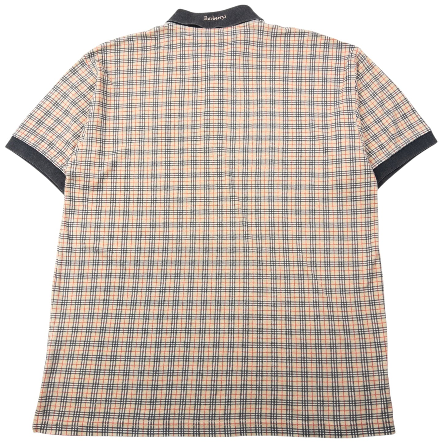 Vintage 90s Burberry Nova Check Polo Shirt Size L | Large, Multicoloured