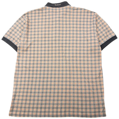 Vintage 90s Burberry Nova Check Polo Shirt Size L | Large, Multicoloured