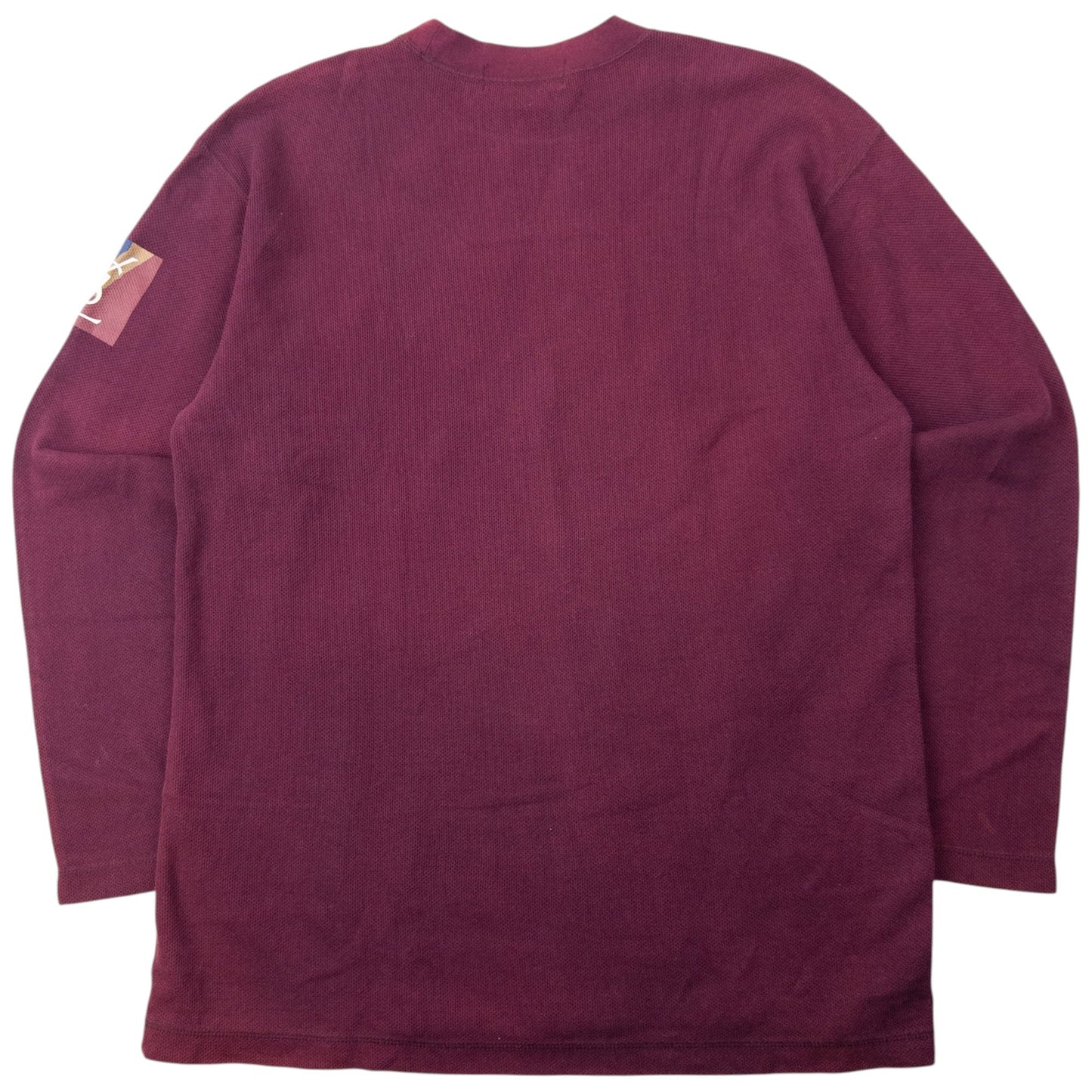 Vintage 90s YSL Yves Saint Laurent Jumper Size L | Large, Burgundy