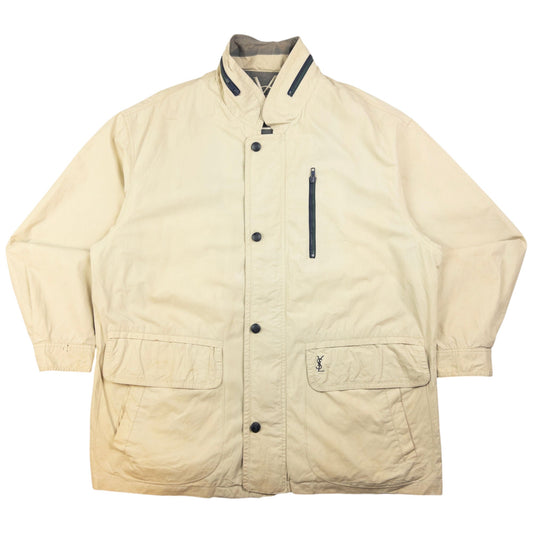 Vintage YSL Yves Saint Laurent Zip Up Jacket Size L