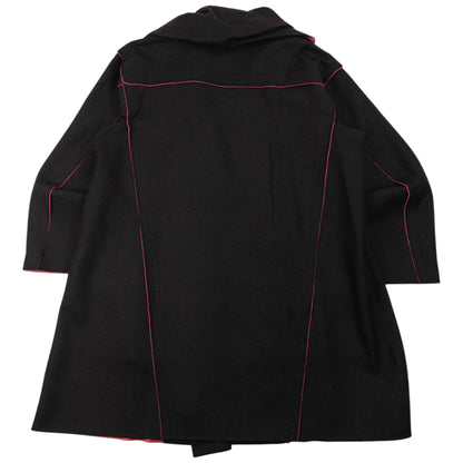 Vintage 2000s Issey Miyake Contrast Seam Jacket Womens Size L | Large, Black