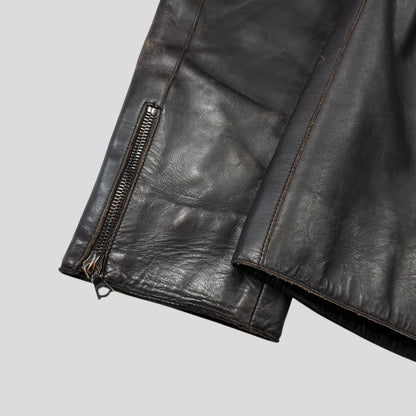 Neil Barrett AW00 Leather Moto Backpack Jacket - M/L