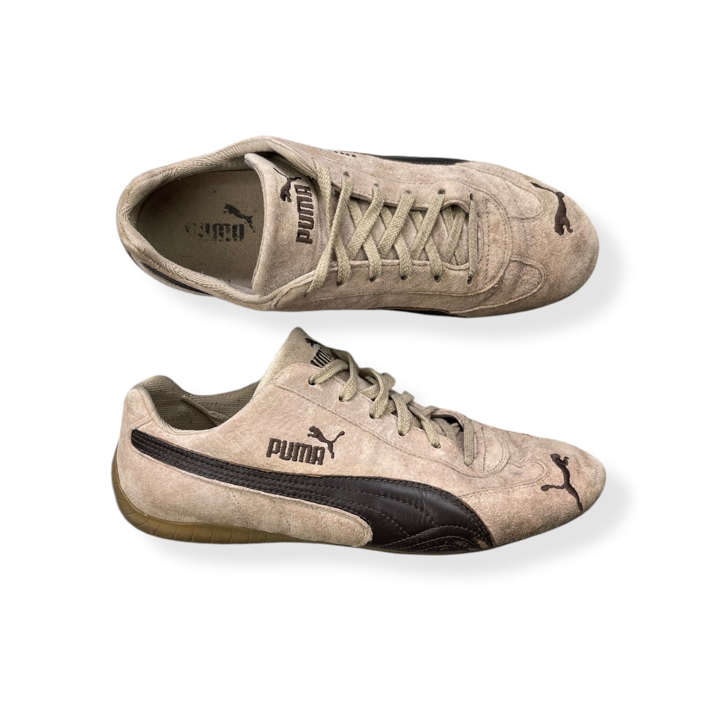 2000's Puma Speedcat Beige/Brown (UK10) | Default Title, Multicoloured