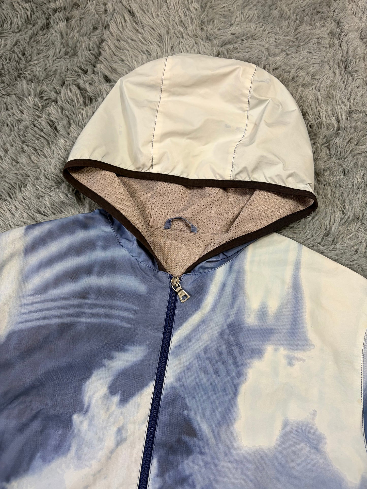 Prada Sport SS00 X-Ray Cloud Hooded Nylon Jacket- IT52 (M/L) | O/S, Multicoloured