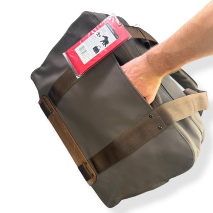 2000's Puma Urban Mobility Wood Panel Cargo Bag | O/S, Brown