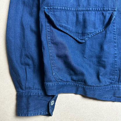 S/S1992 Denim Marina Reflective Spell Out Blouson