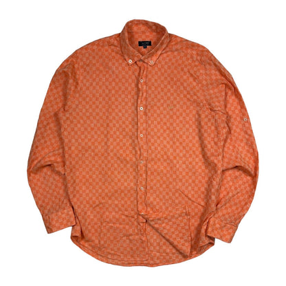 Armani Jeans Patterend Orange Shirt - Known Source