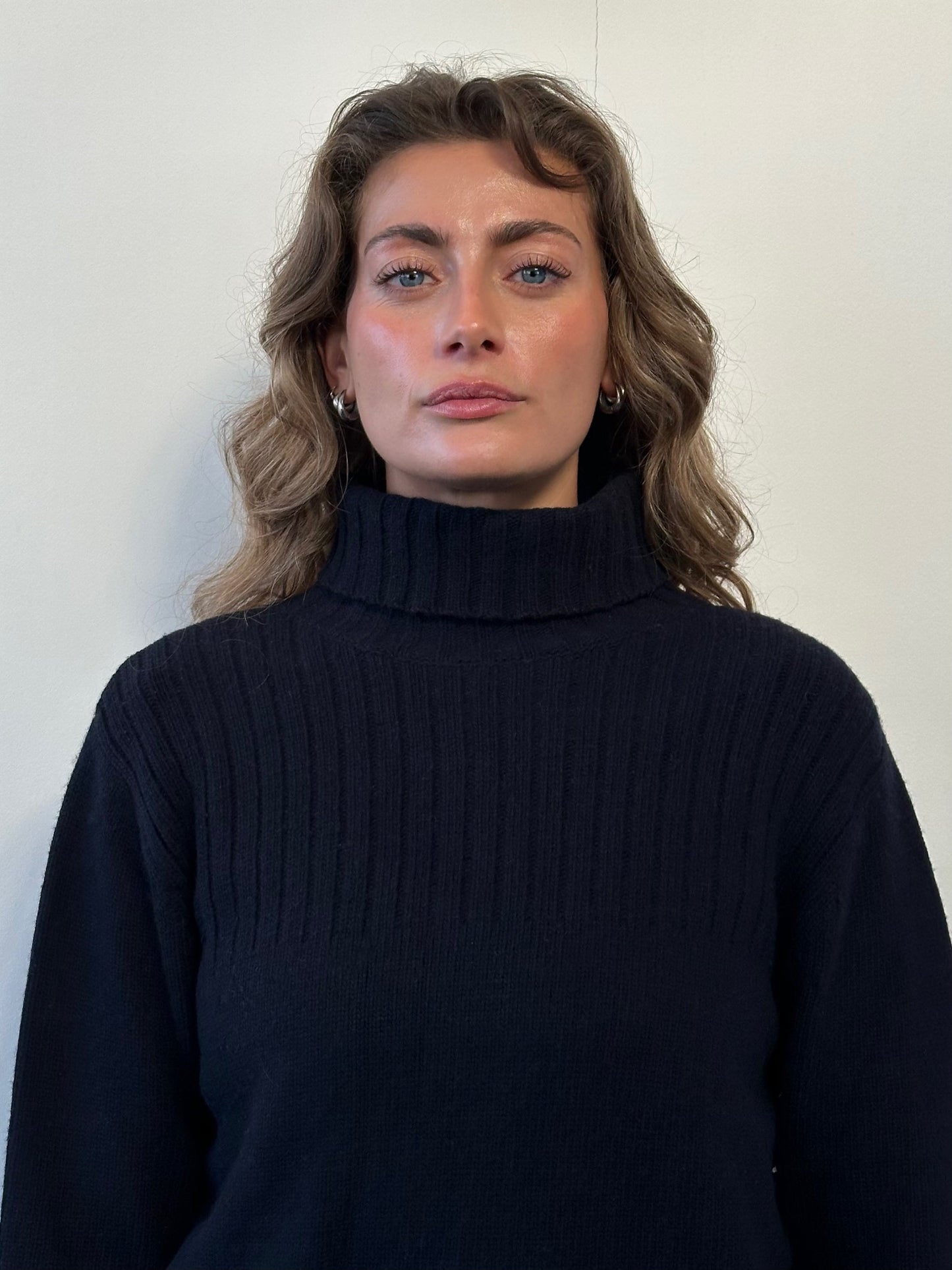 Barbour Pure Wool Roll Neck Jumper - M