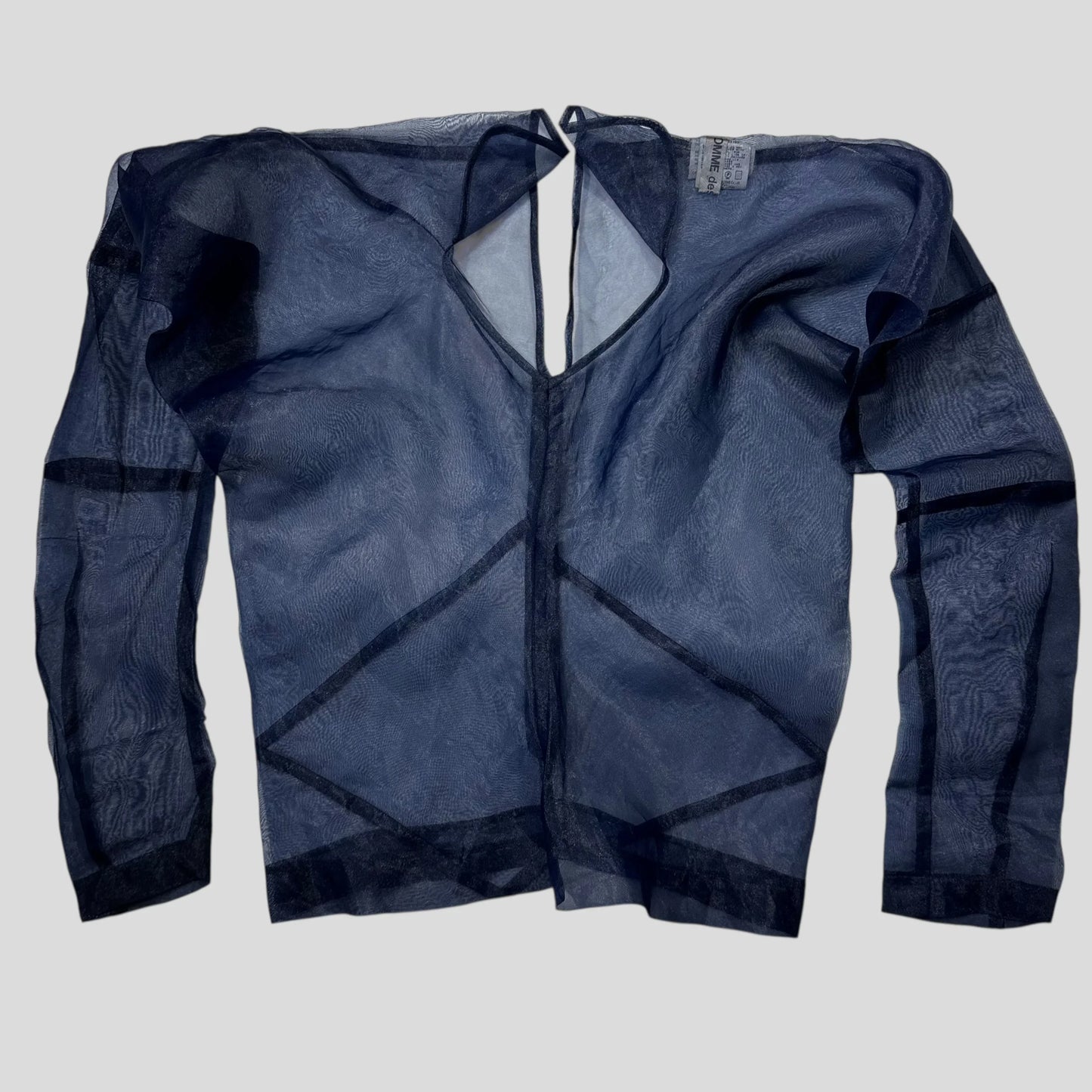 Comme Des Garçons 1997 Mesh Sheer Longsleeve Top - S