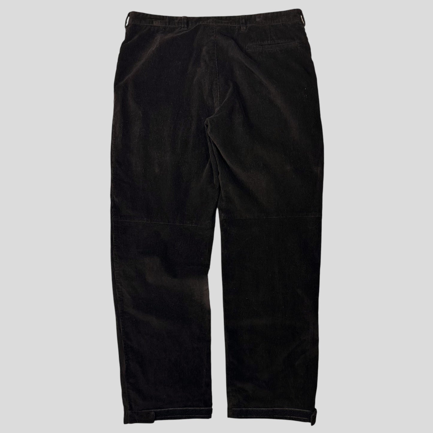Prada Sport 00’s Baggy Adjustable Needle Corduroy Trousers - IT54