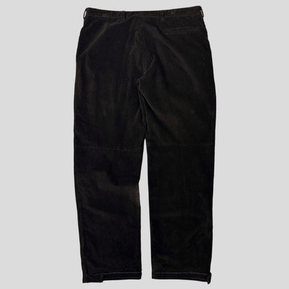 Prada Sport 00’s Baggy Adjustable Needle Corduroy Trousers - IT54 | Default Title, Brown