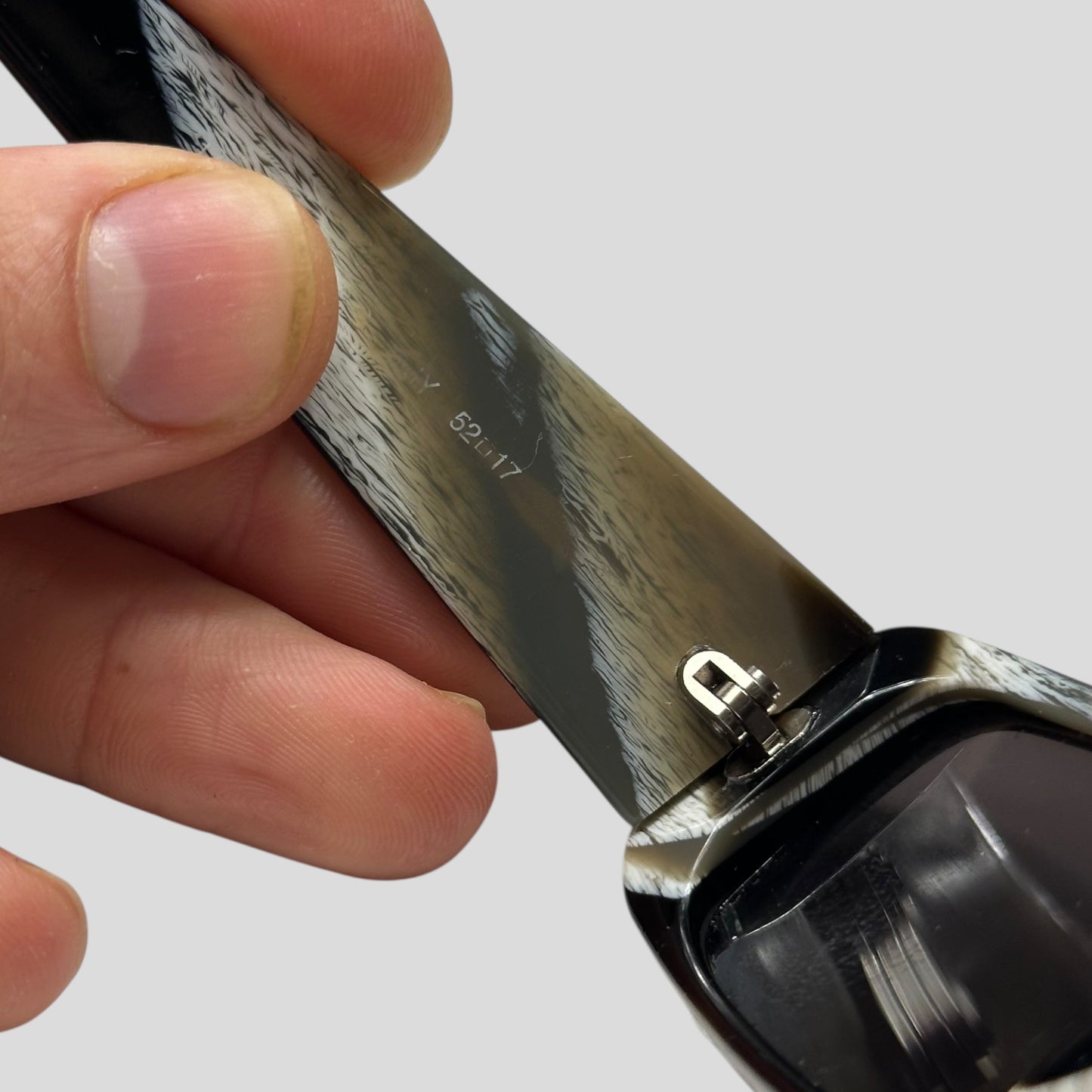 Gucci by Tom Ford 00’s Zebra Print GG Logo Square Sunglasses