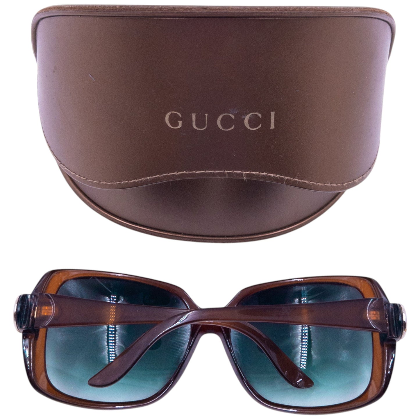 Vintage 2000s Gucci Oversized Sunglasses | O/S, Brown