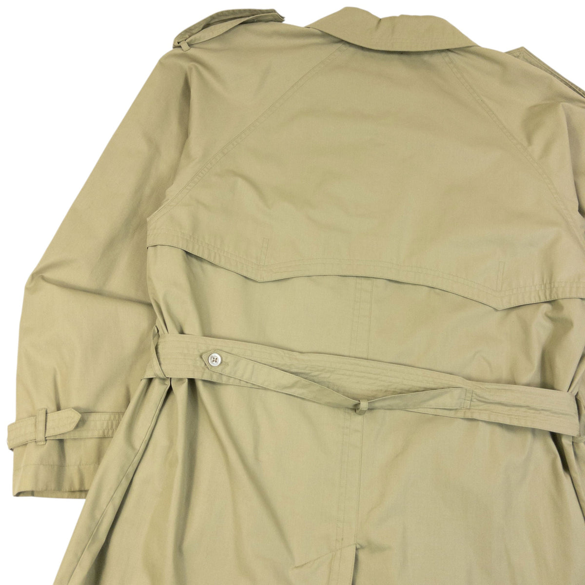 Vintage 80s YSL Yves Saint Laurent Belt Waist Trench Jacket Size XL | XL, Multicoloured
