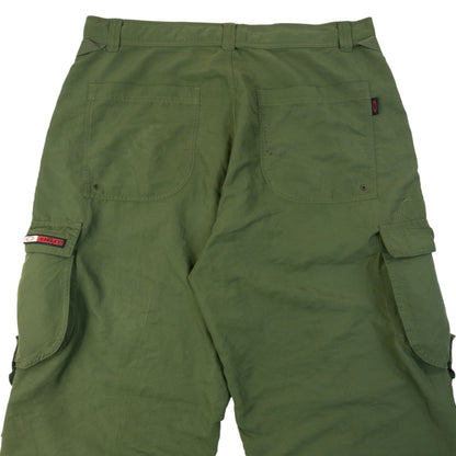 Vintage 90s Oakley Lightweight Cargo Trousers Size W35 | W35, Green