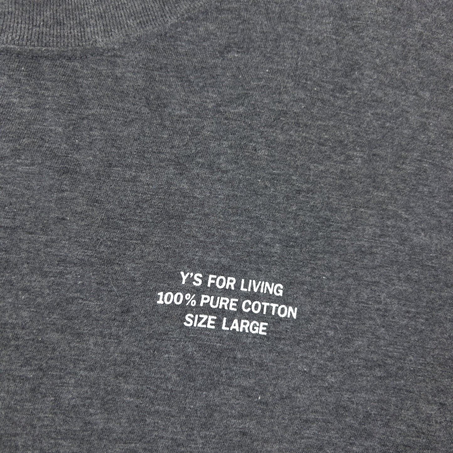 Vintage Yohji Yamamoto T Shirt Size M | Medium, Grey
