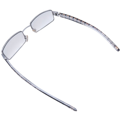 Vintage 2000s Burberry Clear Nova Check Sunglasses | O/S, Grey
