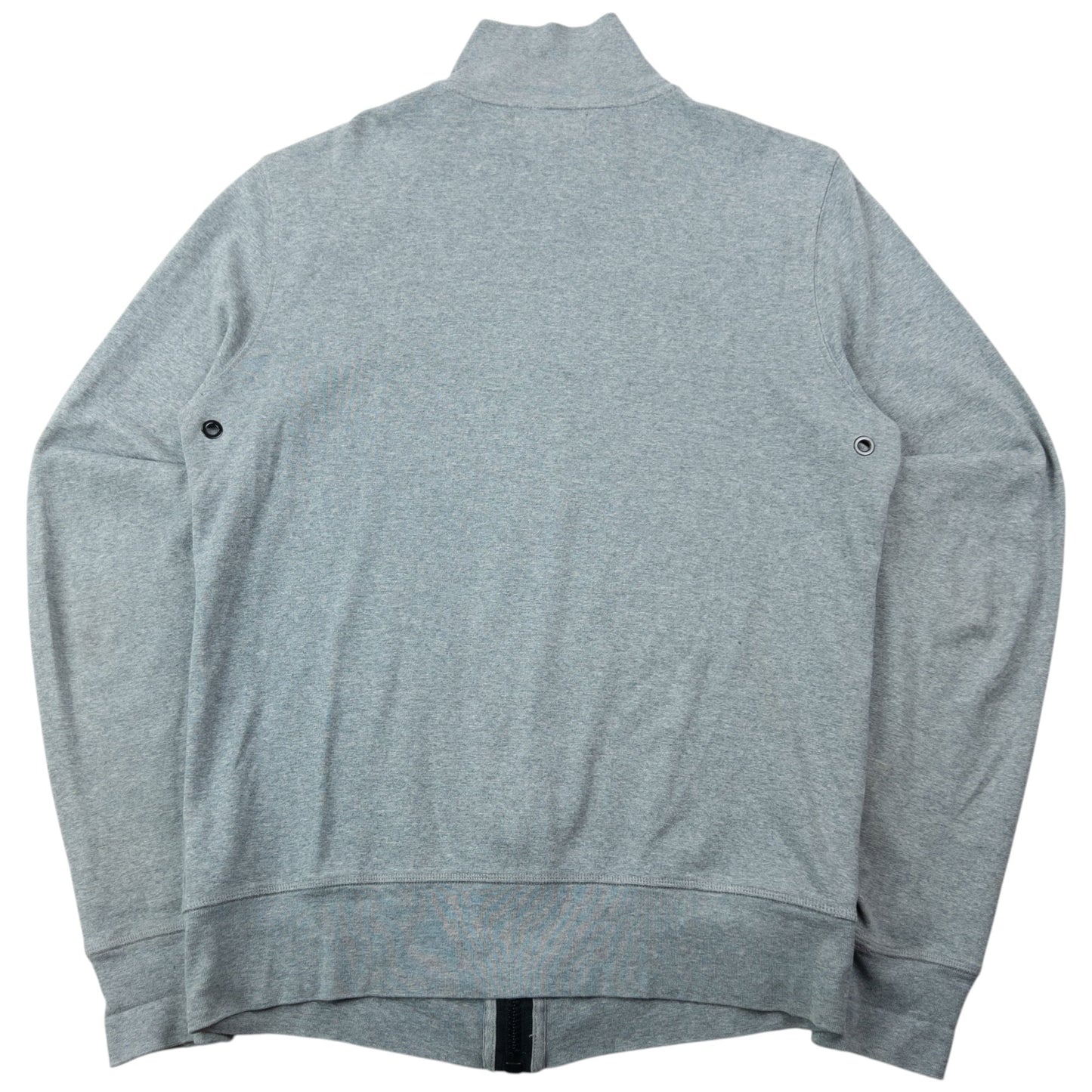 Vintage 2000s Burberry Zip Up Sweatshirt Size M | Medium, Grey
