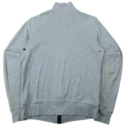 Vintage 2000s Burberry Zip Up Sweatshirt Size M | Medium, Grey