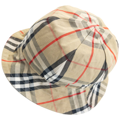 Vintage 90s Burberry Nova Check Reversible Bucket Hat | O/S