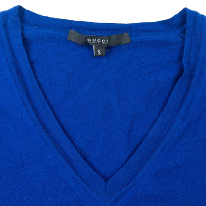 Vintage 2000s Gucci Cashmere Jumper Womens Size S | Small, Blue