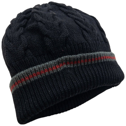 Vintage 2000s Gucci Wool Knit Beanie Hat Size L | Large, Black
