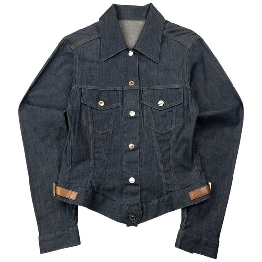 Vintage SS2000 Gucci Denim Jacket Womens Size S | Small, Multicoloured