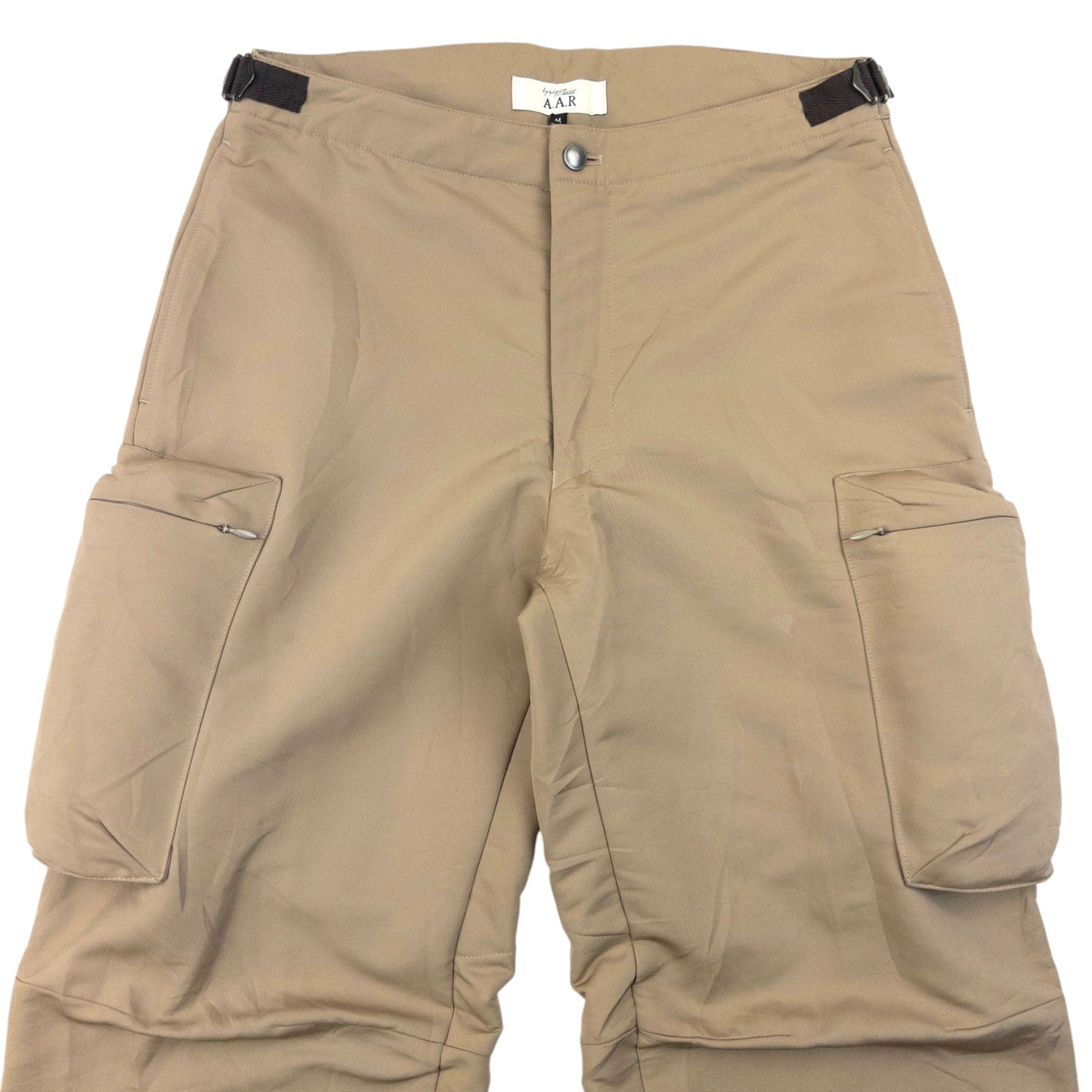 Vintage 90s Yohji Yamamoto A.A.R Cargo Trousers Size W28 | W28, Beige