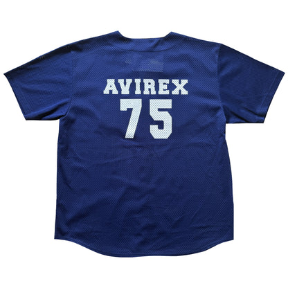 Avirex 90's Baseball Jersey - XL | XL, Blue
