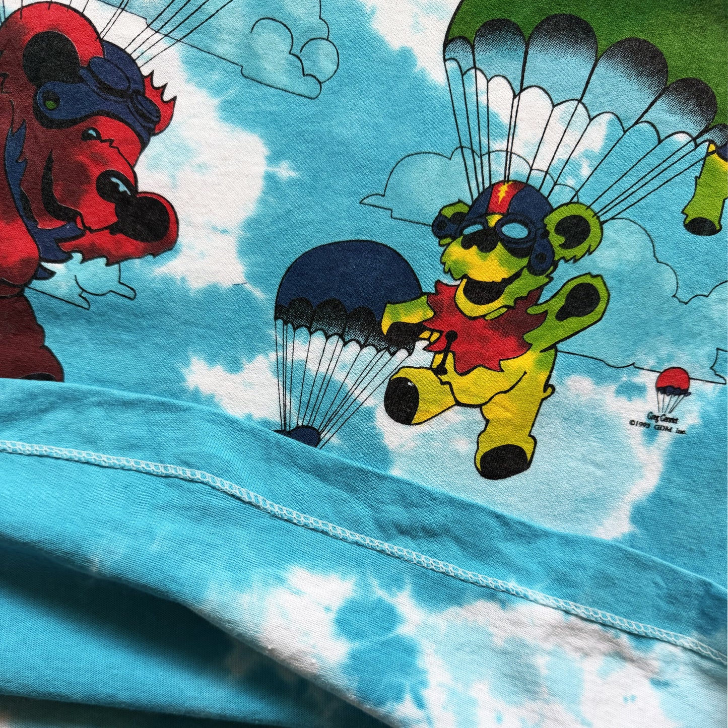 Grateful Dead Liquid Blue T-Shirt - XL