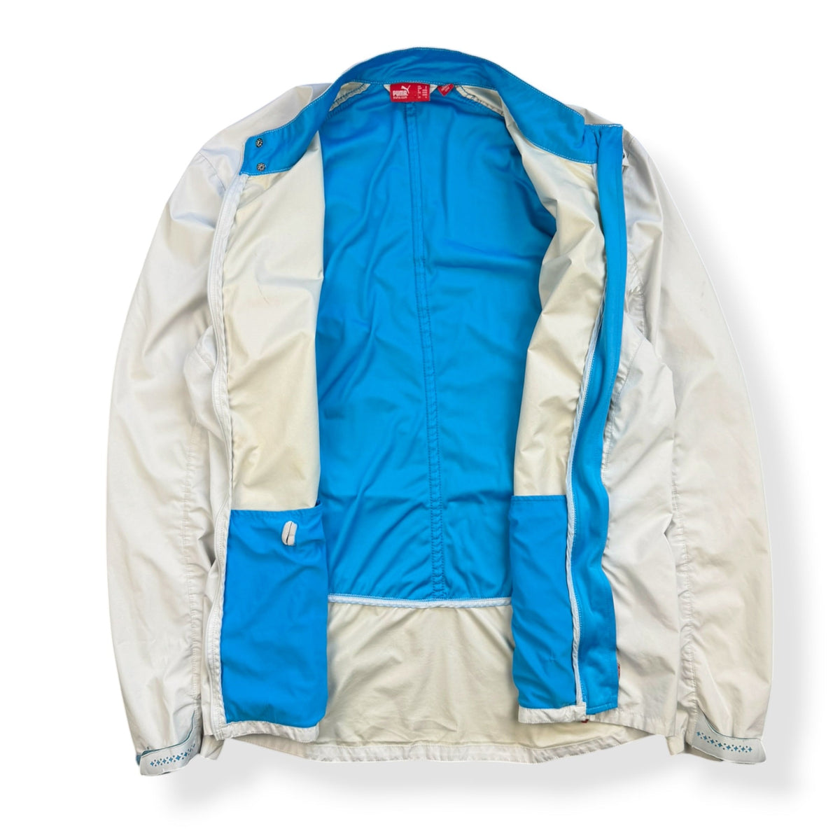 2000's Puma Reflective Back Panel Jacket (S) | Small, Blue