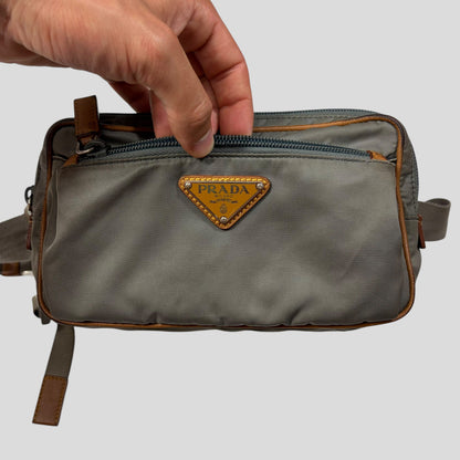 Prada 2018 Tessuto Montagna Nylon + Leather Utility Belt Bag | O/S, Multicoloured